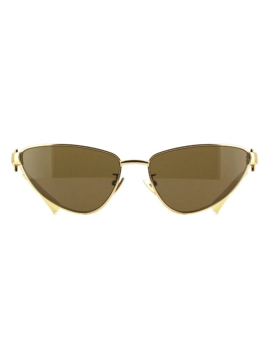 NEW BV1186S 002 BOTTEGA VENETA SUNGLASSES  GOLD/BROWN WOMEN EYEWEAR BOTTEGA VENE
